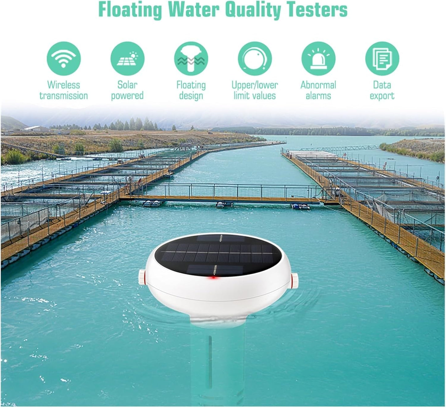 AquaSense Solar | Smart Floating Water Tester