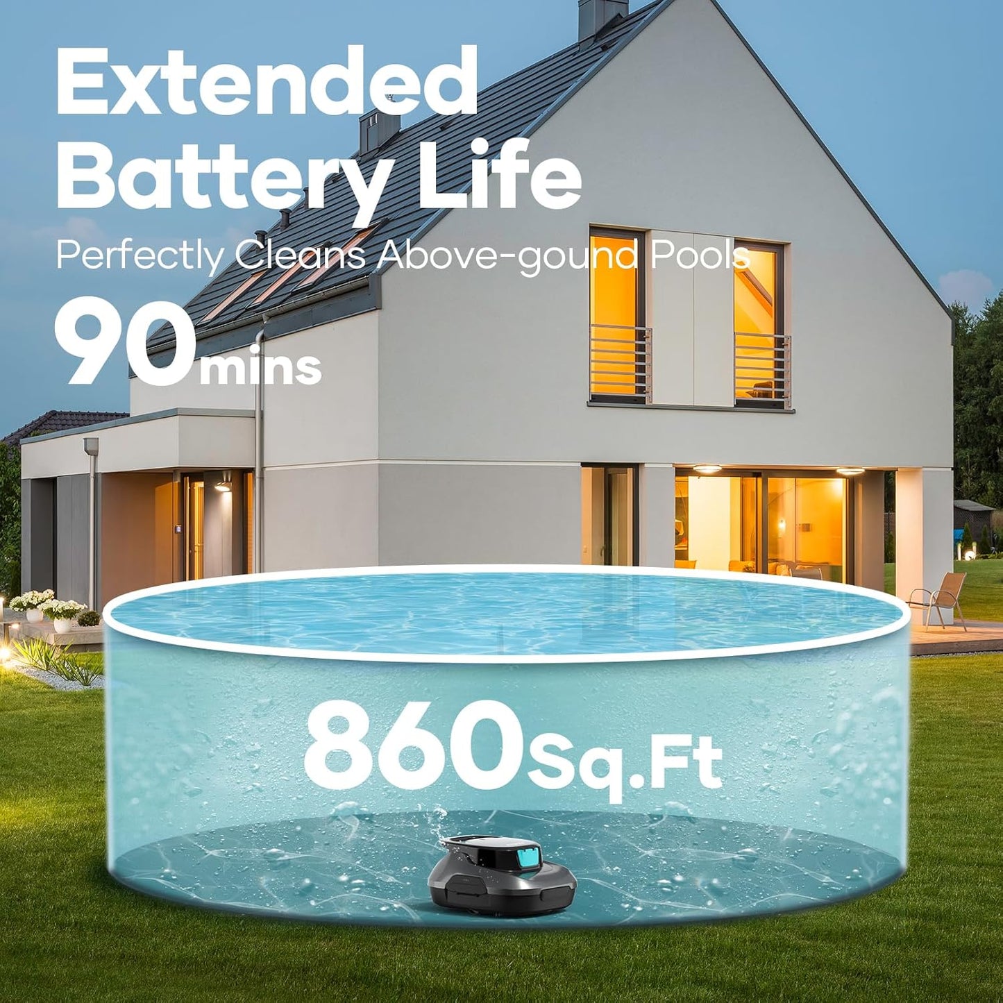 PoolGenius Pro | Smart Robotic Pool Cleaner